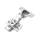 Soft Closing 35mm Cup Butterfly Plate Cabinet Door Hinges 3D Clip On Hydraulic Hinge